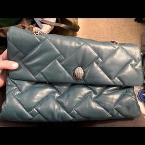 Kurt Geiger turquoise handbag